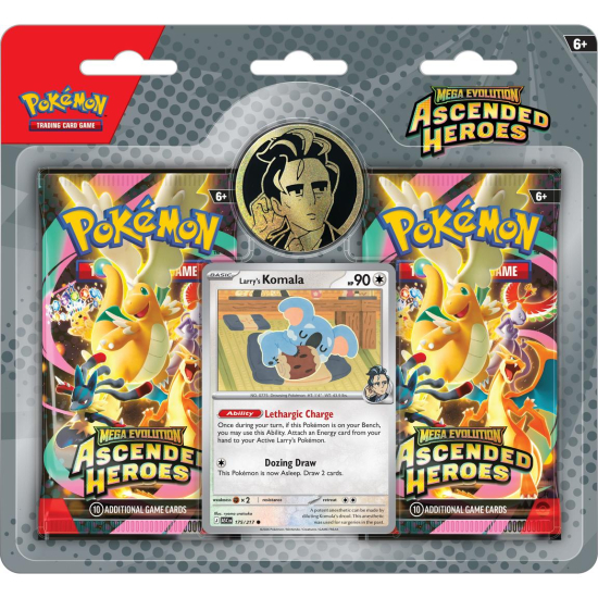 Pokémon TCG: Ascended Heroes - Trainer's 2-pack Blister - Larry's Komola